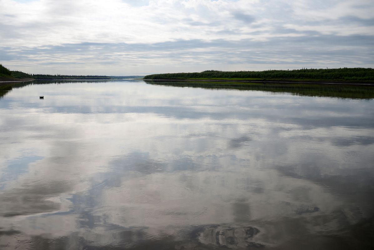 06D Peel River From The Ferry Just After Fort McPherson Northwest Territories On Day Tour From Inuvik To Arctic Circle